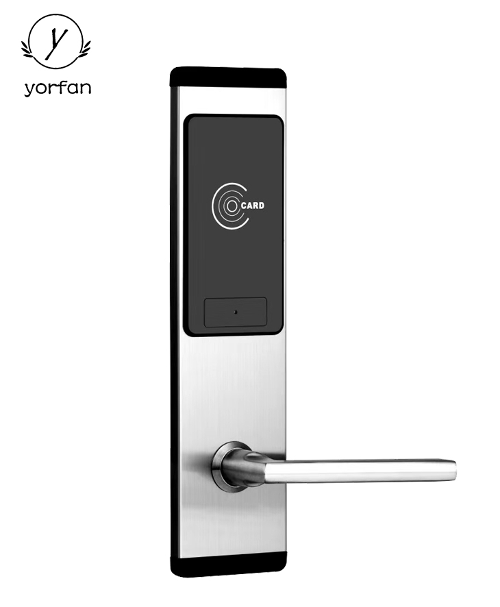 Stainless Steel Smart Card Hotel Door Lock YFH-908