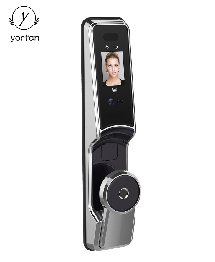 3D Automatic Infrared Intelligent Smart Fingerprint Face Recognition Door Lock For Home YFR-Z9