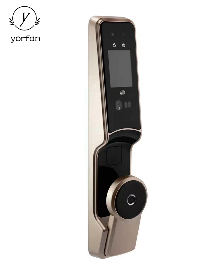 3D Automatic Infrared Intelligent Smart Fingerprint Face Recognition Door Lock For Home YFR-Z9