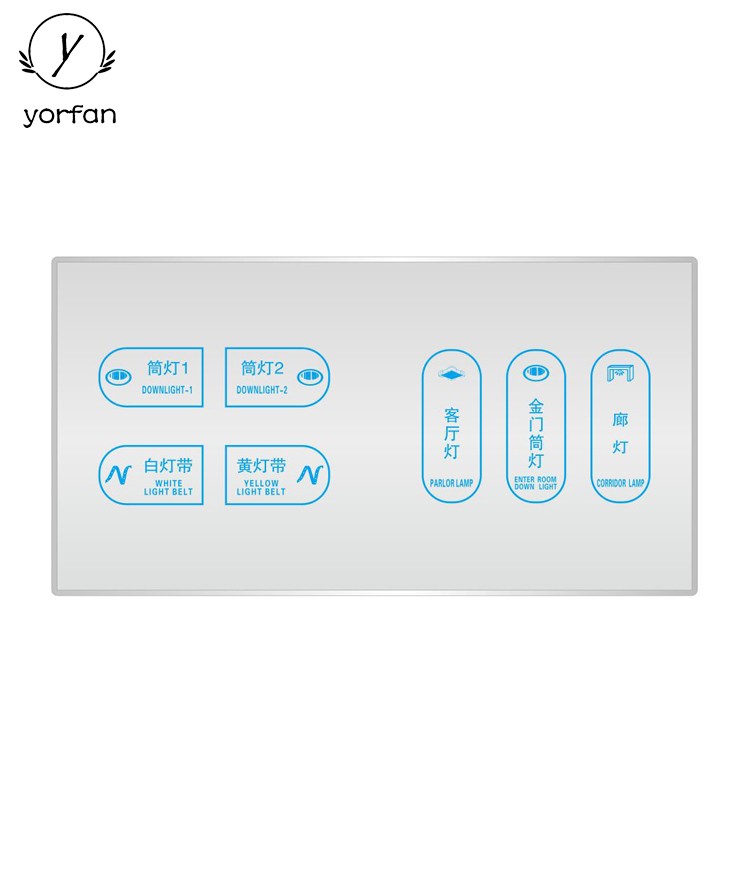 Combination Touch Screen Switch T-LS-F-4