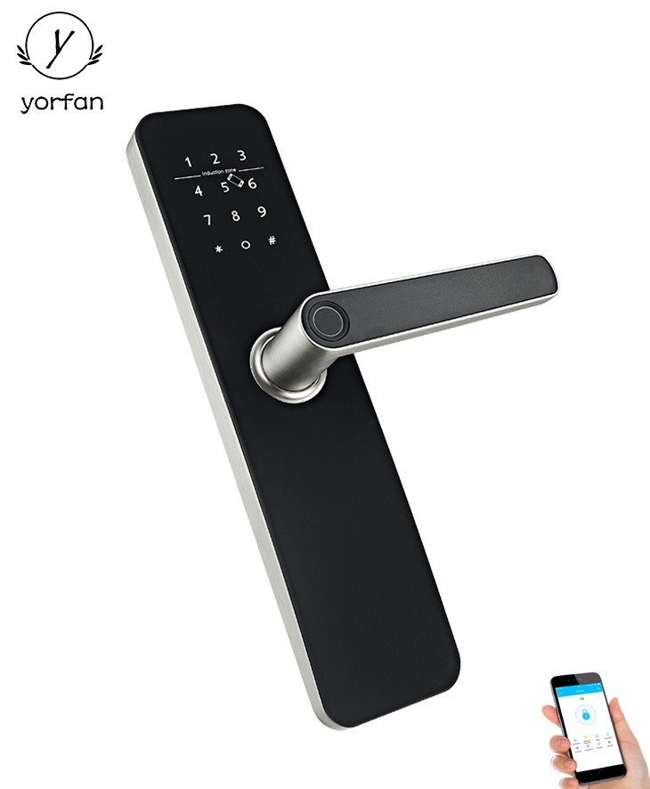 6068 Mortise Fingerprint Bluetooth Door Lock YFBF-3100