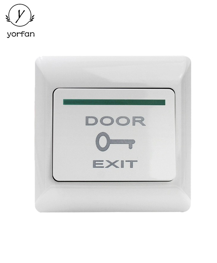 Flame Retardant PC Exit Button YFEB-E6