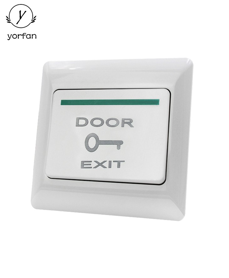 Flame Retardant PC Exit Button YFEB-E6