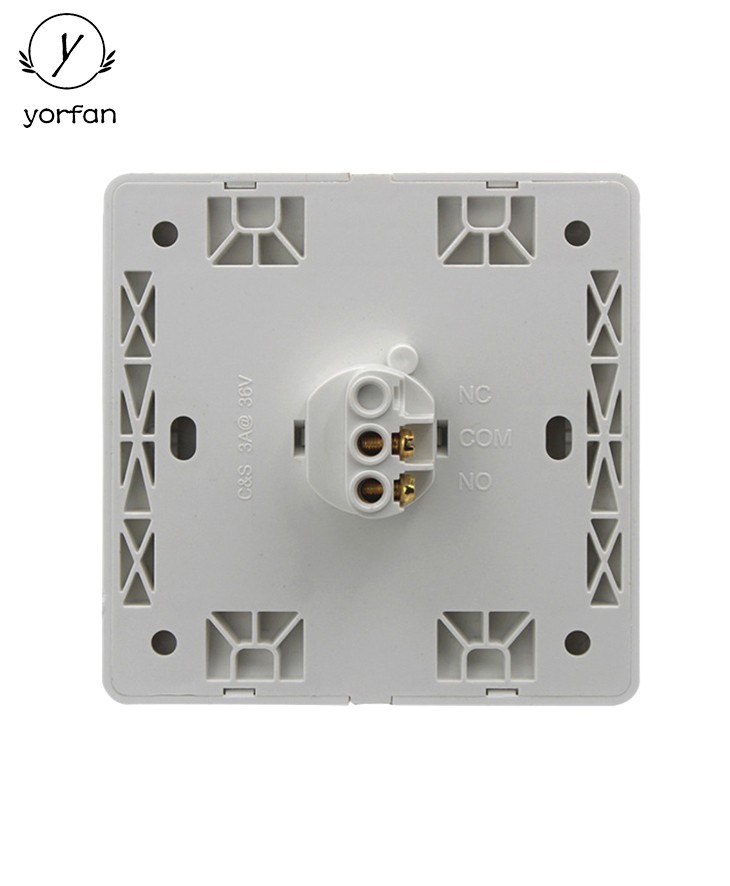 Type 86 Concealed 12V Wired Doorbell Button YFEB-A6M