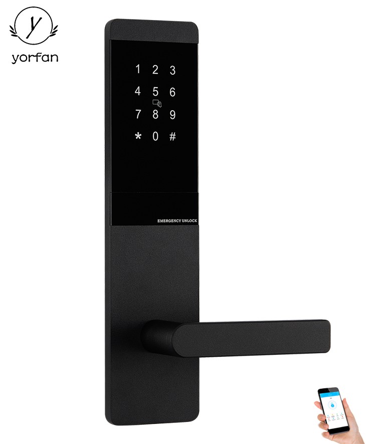 Aluminum Material Bluetooth Wifi Door Lock YFB-999