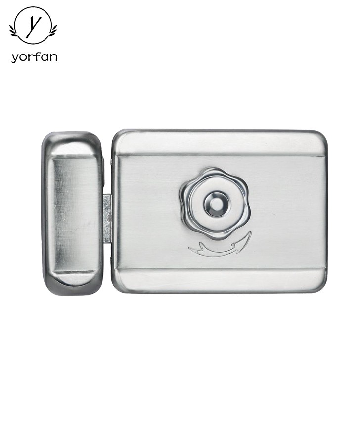 Waterproof Steel Door Rim Type Fingerprint Lock YFF-FD