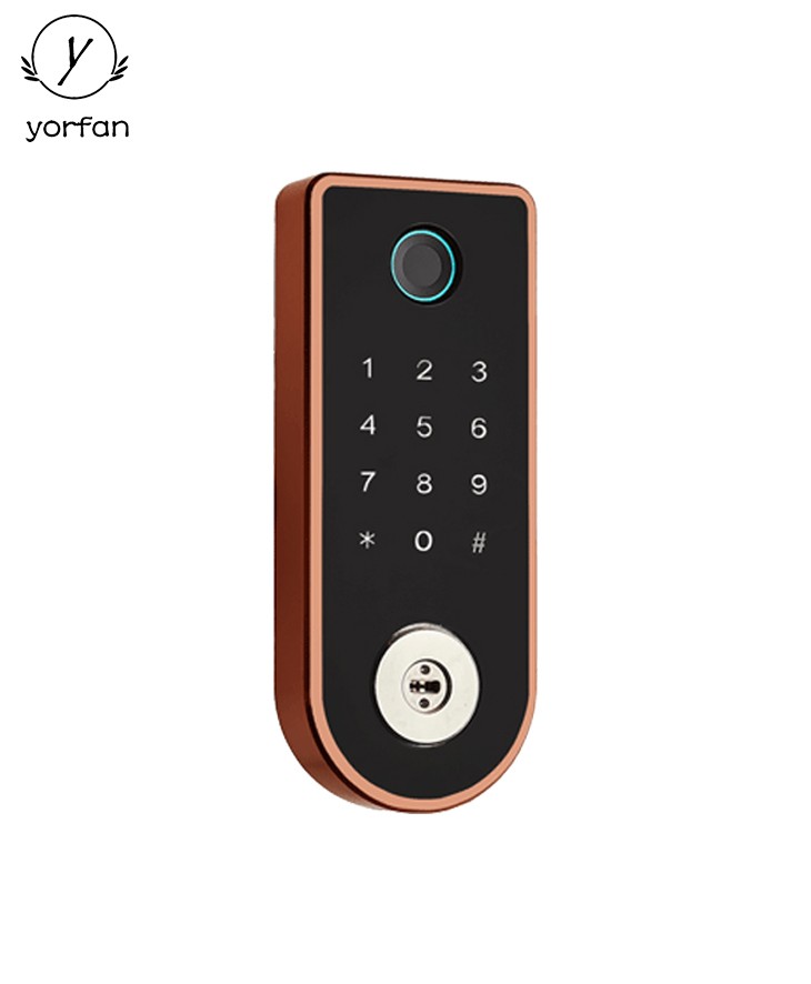 Rim Type Waterproof Smart Door Lock YFF-X1A