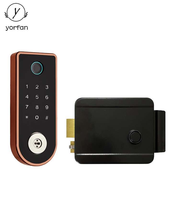 Rim Type Waterproof Smart Door Lock YFF-X1A