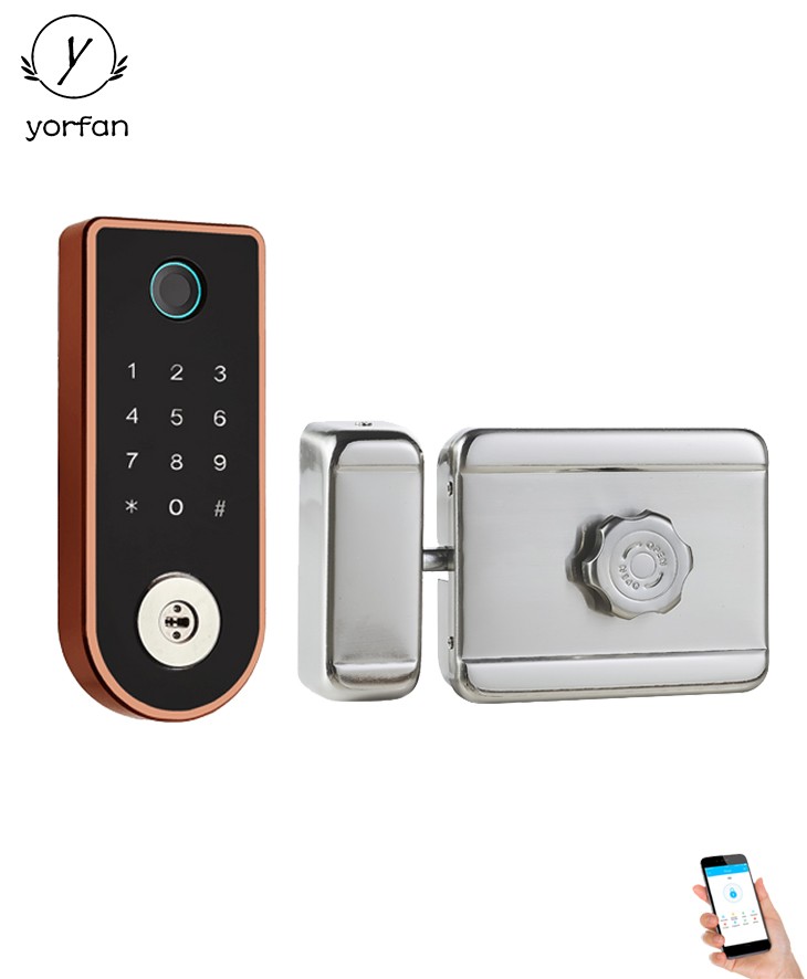 Rim Automatic Bluetooth Door Lock YFBF-X1A