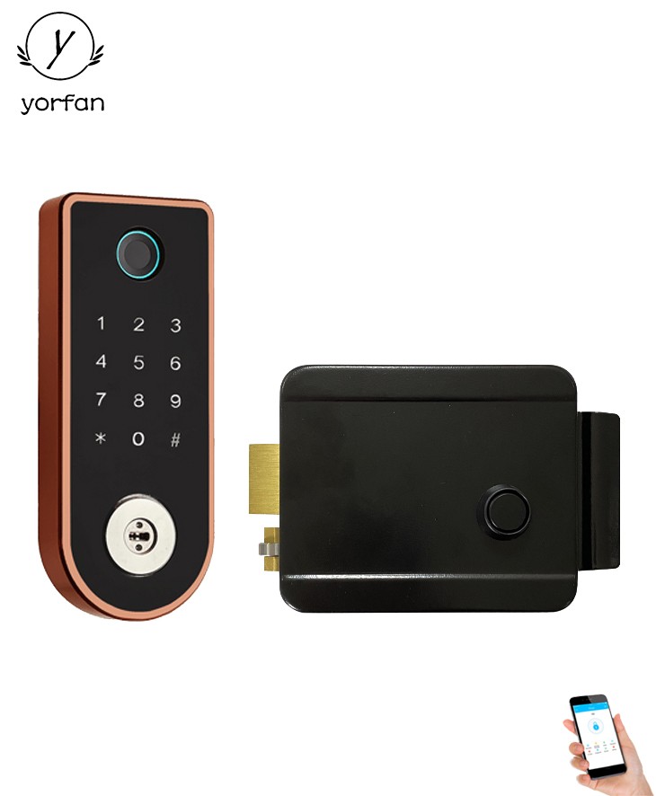 Rim Automatic Bluetooth Door Lock YFBF-X1A