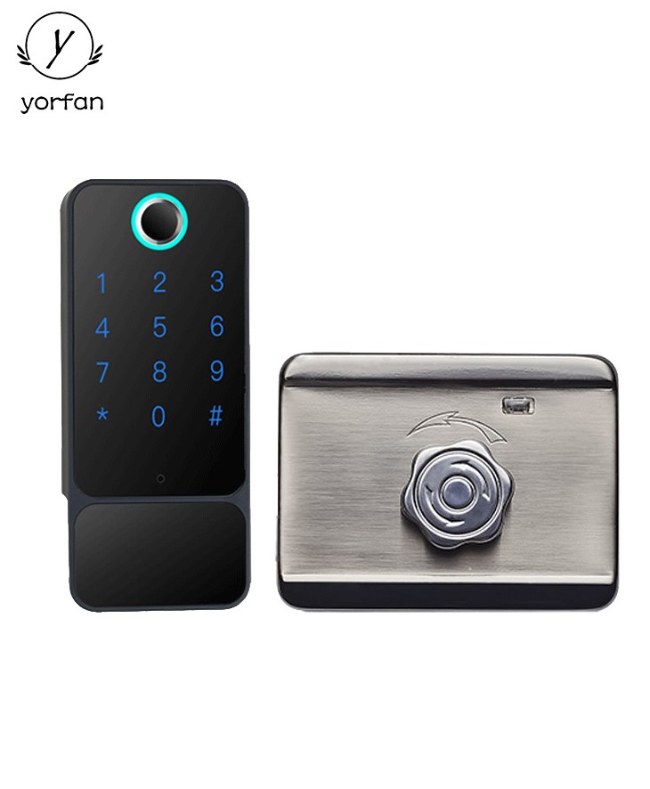 Automatic Rim Fingerprint Door Lock YFF-X5A