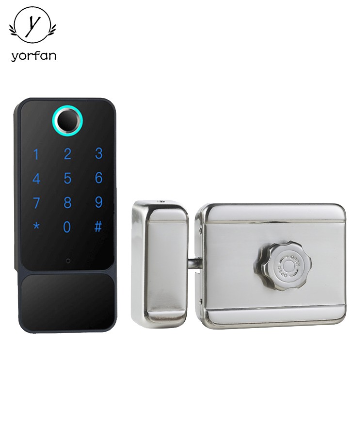 Automatic Rim Fingerprint Door Lock YFF-X5A