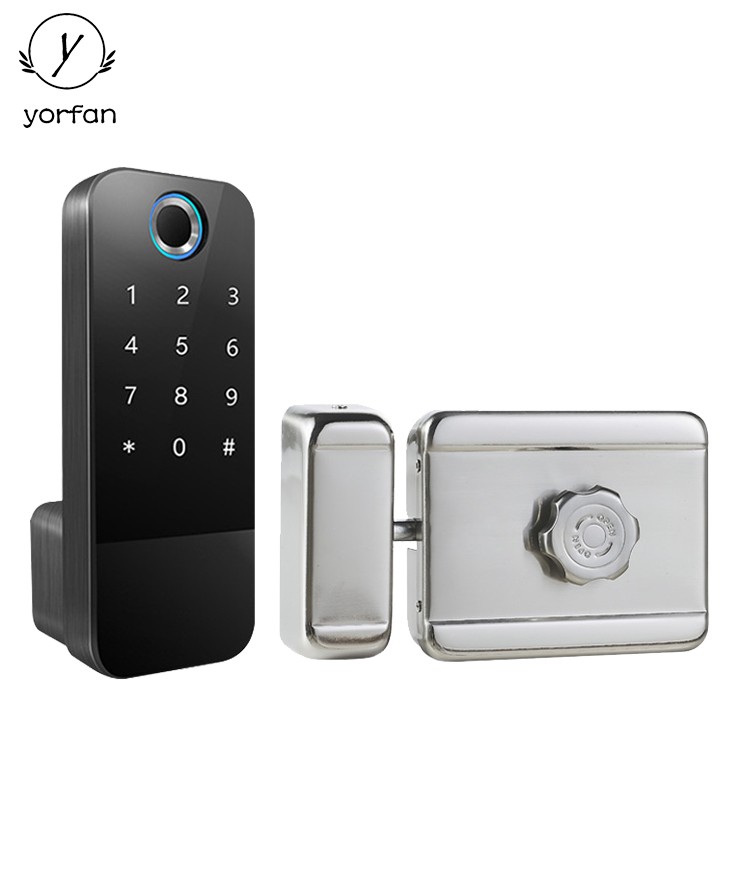 Automatic Fingerprint Smart Steel Door Lock YFF-X8A