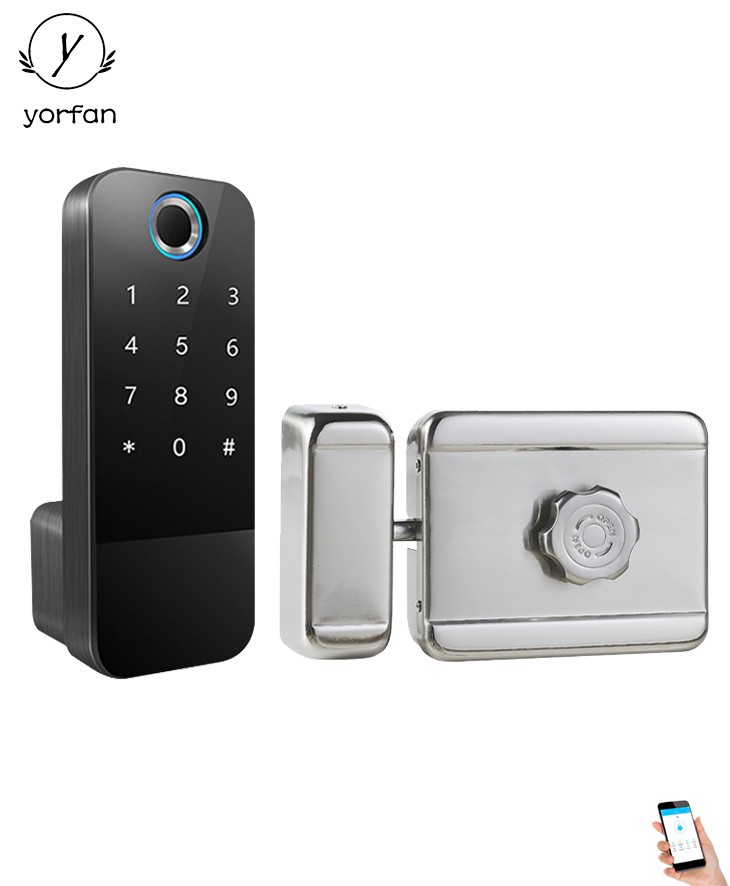 Rim TTlock Bluetooth Fingerprint Door Lock YFBF-X8A