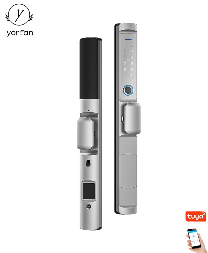 Zinc Alloy Material Bluetooth Aluminum Door Lock YFBF-F2