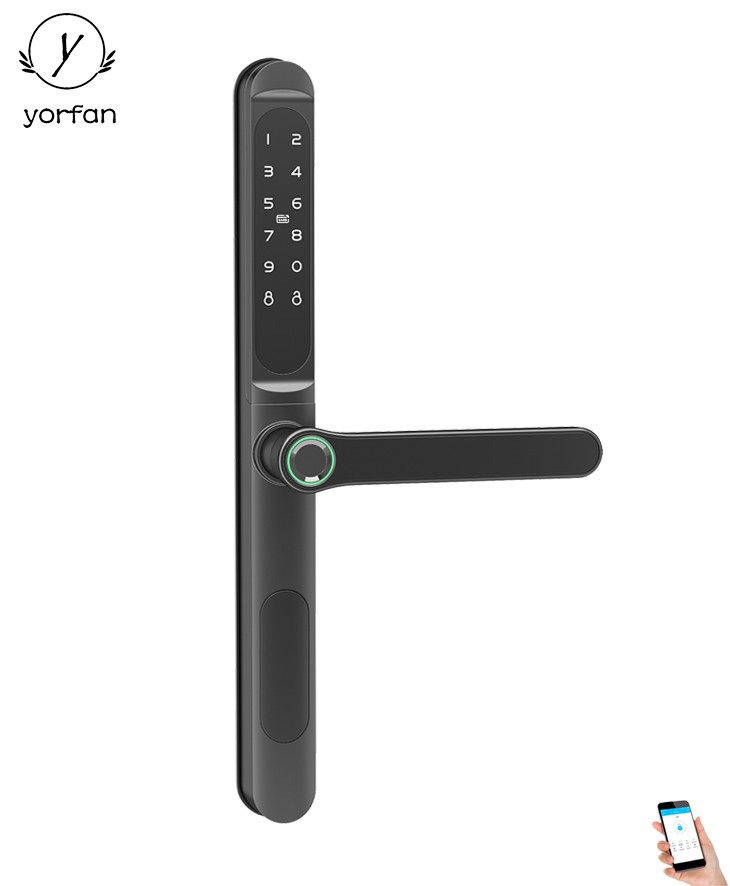 Slim Aluminum Door Smart Bluetooth Lock YFBF-YQ