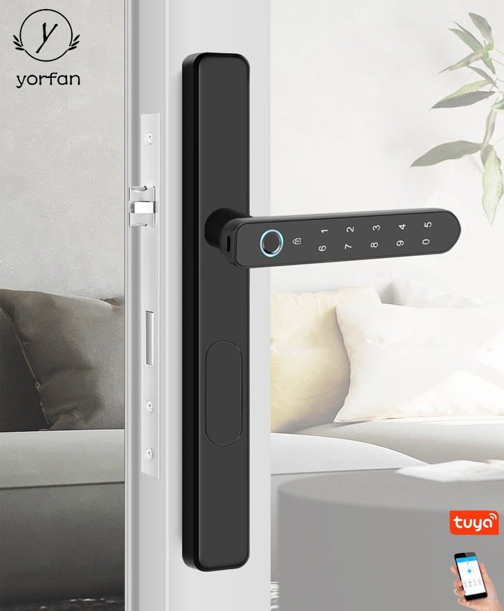 Slim Aluminum Door Bluetooth Lock YFBF-C071