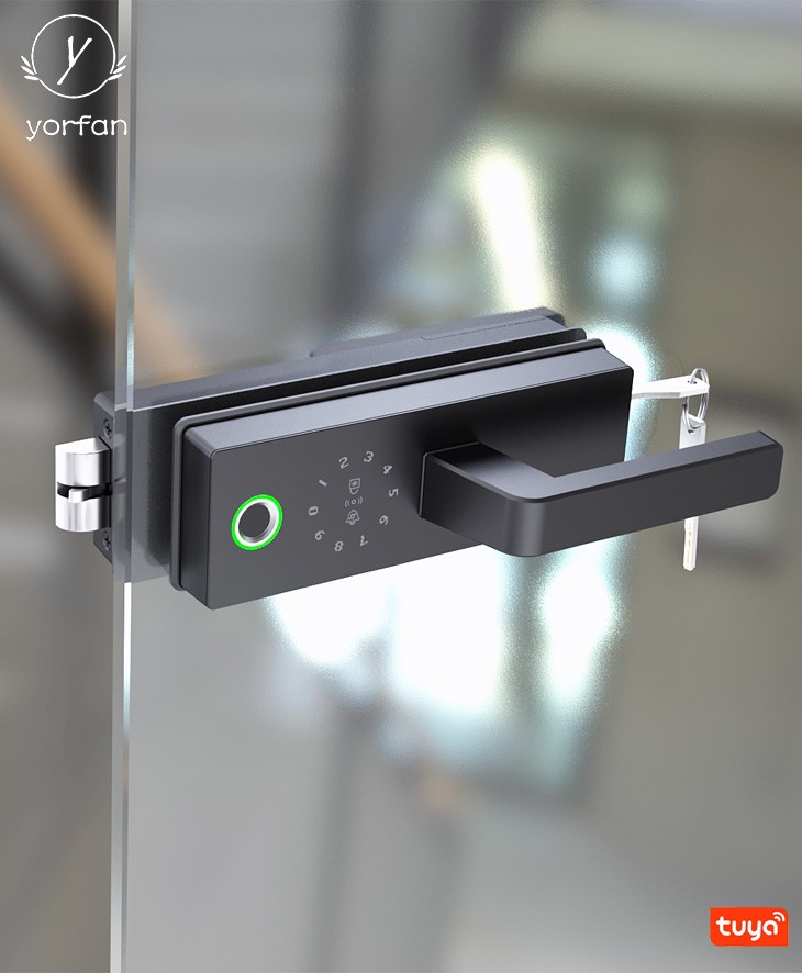 Tuya Wifi Partition Door Glass Door Lock YFBG-G6