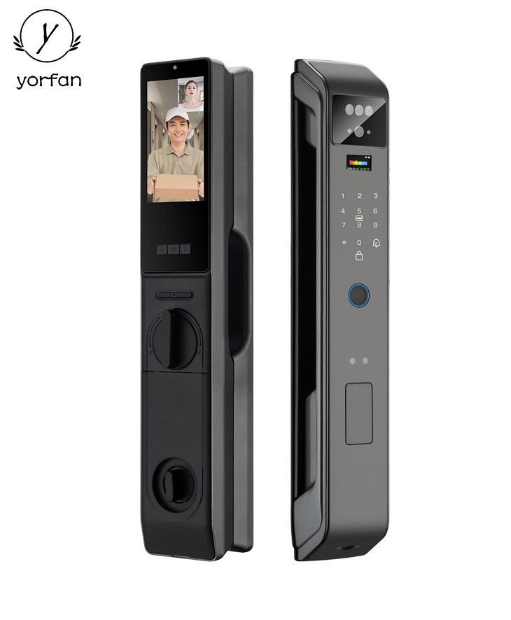 3 Camera Intercom Function Automatic Door Lock YFFR-S38 3 Camera Intercom Function Automatic Door Lock YFFR-S38