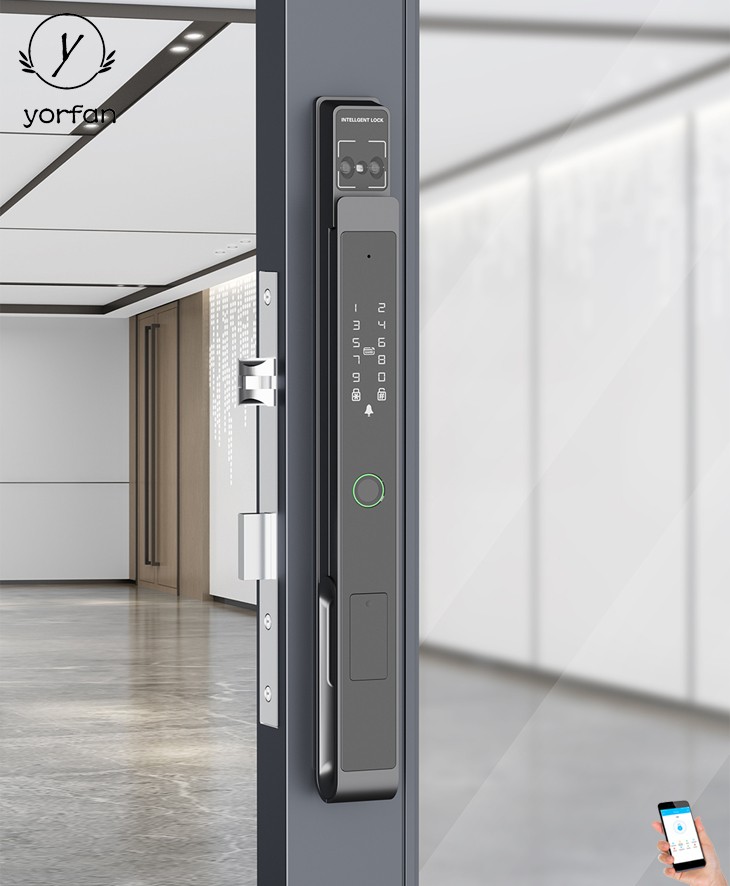 Slim Door TTlock Wifi Automatic Door Lock YFBRW-FDS