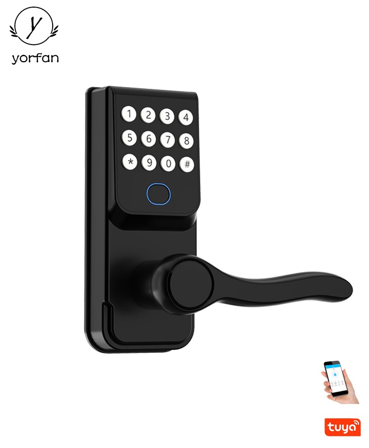 Single Latch Mechanical Button Bluetooth Lock YFBF-V4